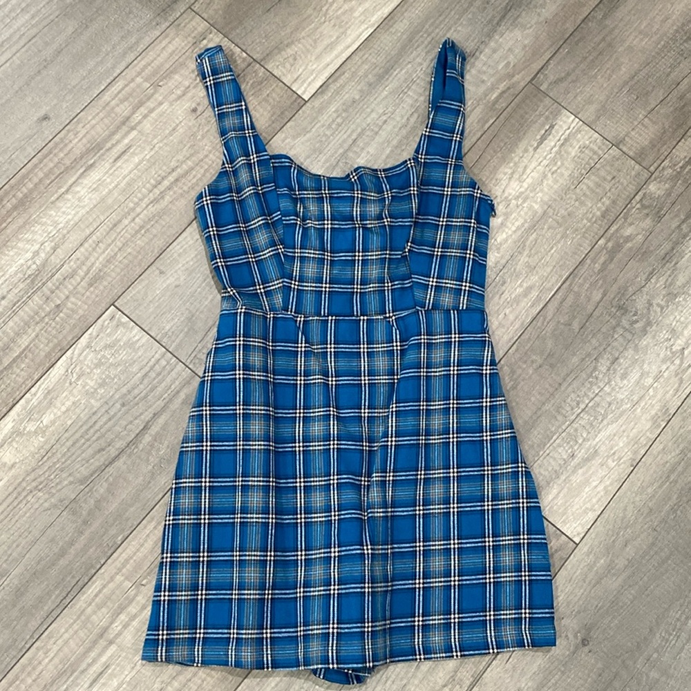 Plaid romper